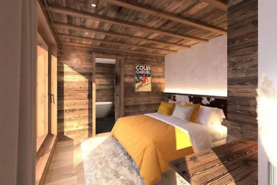 Chalet in Les Places met toegang tot de...