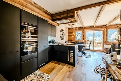 Apartment in Les Gets mit Sauna und Aussicht