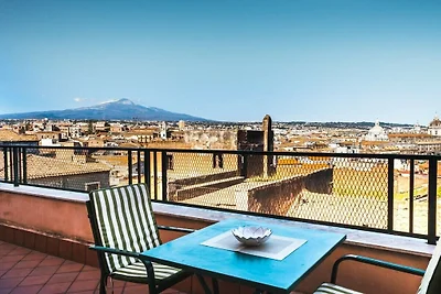 Terrazza con vista Etna e centro storico