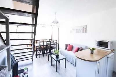 Duplex in Saint Lary mit Pyrenäenblick