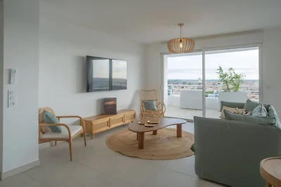 Luxuriöses Apartment mit Meerblick und Spa