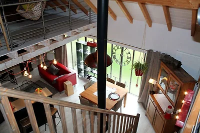 Holzhaus in Saint-Quirin mit nordischem Bad