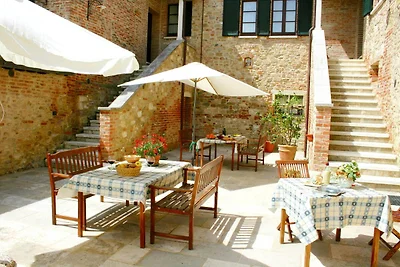 Traditioneller Bauernhof in Asciano mit Pool