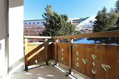 Alpine studio met balkon