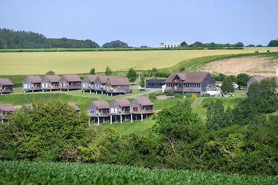 Houten huis voor 8 pers met prachtig uitzicht...