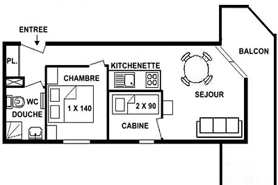 apartman za odmor Obiteljski odmor Hauteluce