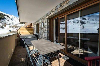 Appartamento sulla pista Marmotte con vasca...