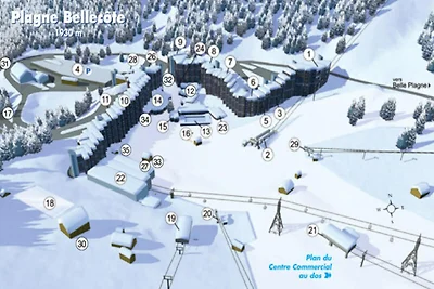 Apartment in Plagne Bellecote mit direktem Zu...