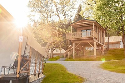 Luxe chalet met vaatwasser in de omgeving