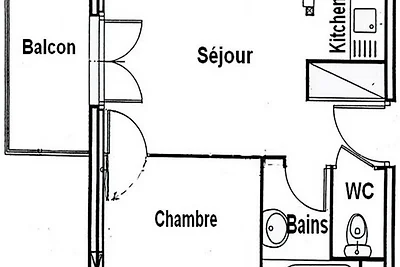 ZONA CASINO LUCHON - APPARTAMENTO CON 1 CAMER...