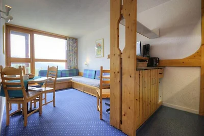 Apartment in Les Arcs mit Blick auf das Tal