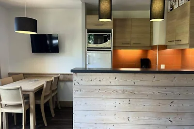 Wohnung in Plagne 1800 mit Bergblick