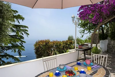 Villa a Praiano con terrazza vista mare