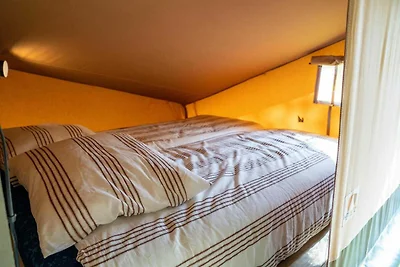 Luxe familielodge met slaaphoekje buiten