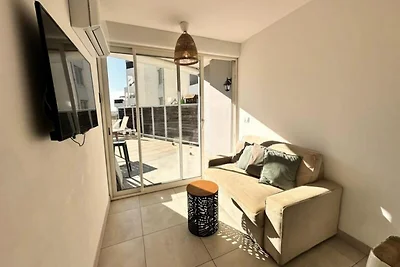 Wohnung in Grau-du-Roi mit Meerblickterrasse