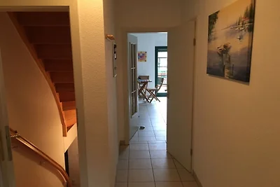 W Jabel nad rzeką Müritz, tuż przy wodzie