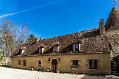 Schönes Schloss in Le Veurdre mit privatem...