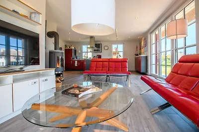 Reetdachhaus am Bodden mit Sauna