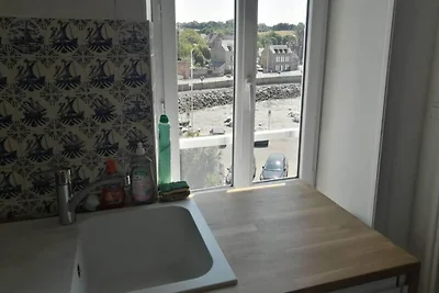 Wohnung in Dahouet mit Hafenblick