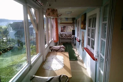 Zonnig appartement met uitzicht op de vallei