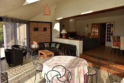 Ferienhaus der Normandie mit Blick auf die...