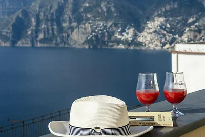 Villa a Praiano con vista sul mare di Capri