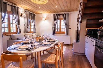 Gemütliches Chalet 3BR/6P mit Balkon – Megève