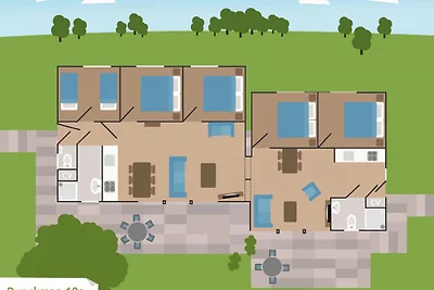 Bungalow mit Garten in der Nähe der Veluwe