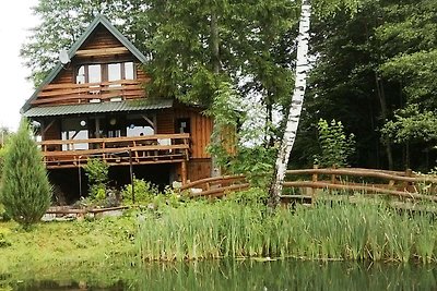 Wald-Cottage in Laudanszczyzna in Flussnähe