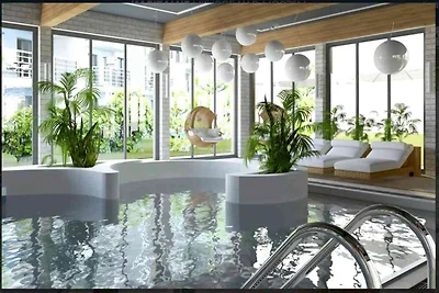Komfortable Ferienwohnung in Strandnähe, Pool