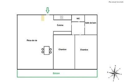 Apartment im Dorfzentrum in der Nähe von...
