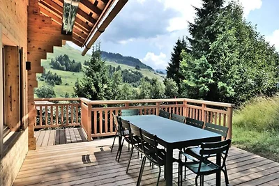 Chalet in Samance mit Blick auf das nordische...