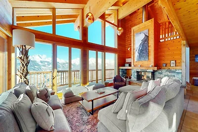 Chalet in Veysonnaz mit Whirlpool