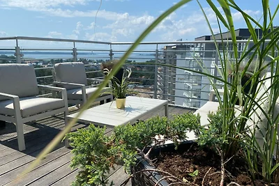 Penthouse für 6 Personen mit Meerblick