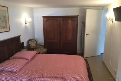 Wohnung und Blick auf den Privatstrand.