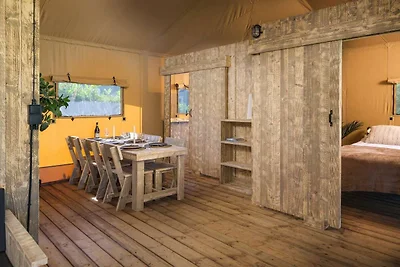 Charmantes Safari-Zelt für Familien-Glamping