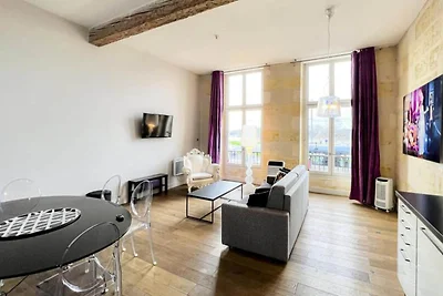 2-Zimmer-Wohnung mit Blick auf die Garonne