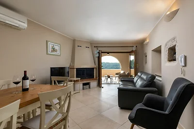 Ferienhaus Pazin mit Poolblick