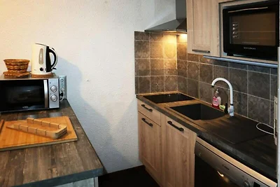 Apartment in Vars mit Blick auf die Pisten