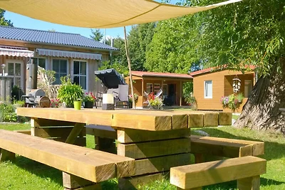 Ferienhaus mit Kamin am Achterwasser in Lütow