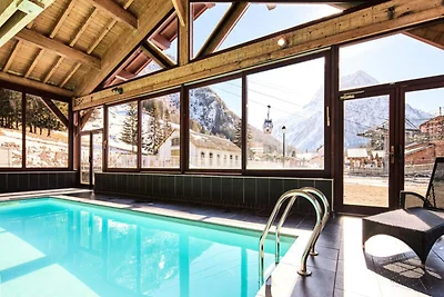 Wohnung in Vallorcine mit Spa & Pool