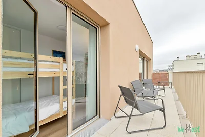 Angenehmes Apt. mit Balkon-6P-In der Nähe von...
