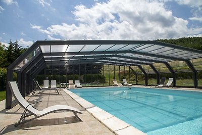 Ferienhaus in Trivigno mit privatem Pool