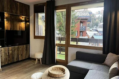Apartment in Plagne mit Bergblick