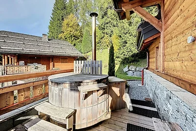 Chalet in Les Gets mit Blick auf das nordisch...