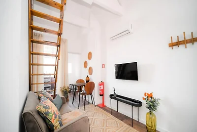 Apartment in Porto mit Gartenblick