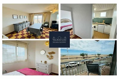 Apartment am Strand mit Balkon