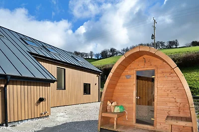 Luxe lodge met zwemspa voor 8 personen