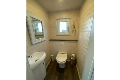 Hausboot in Stralsund mit Schwimmbecken