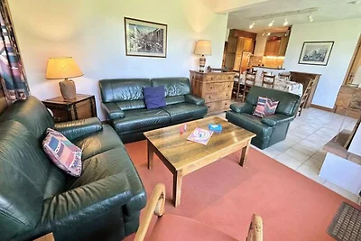 Apartment in Megève mit Garten und Terrasse